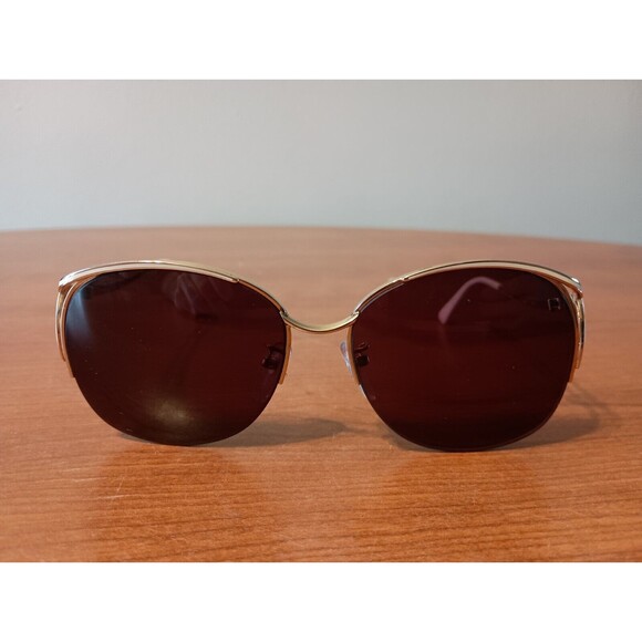 Sebastian Eyeglasses Frames Only 420 130 57-17 Gold Half Rim Womens - Picture 2 of 8